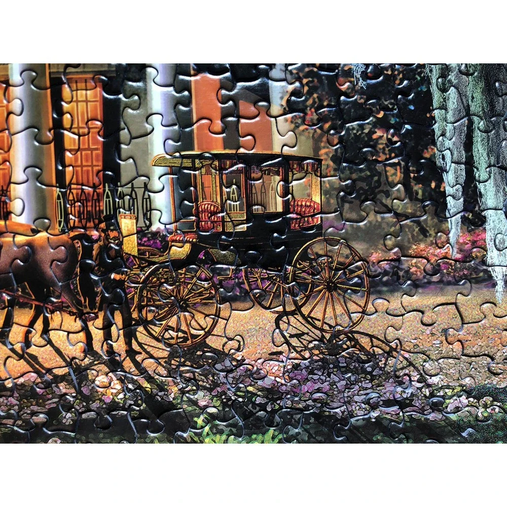 Sunsout 1500 pc Puzzle Moonlight and Lace Southern Antebellum Oak Spanish Moss